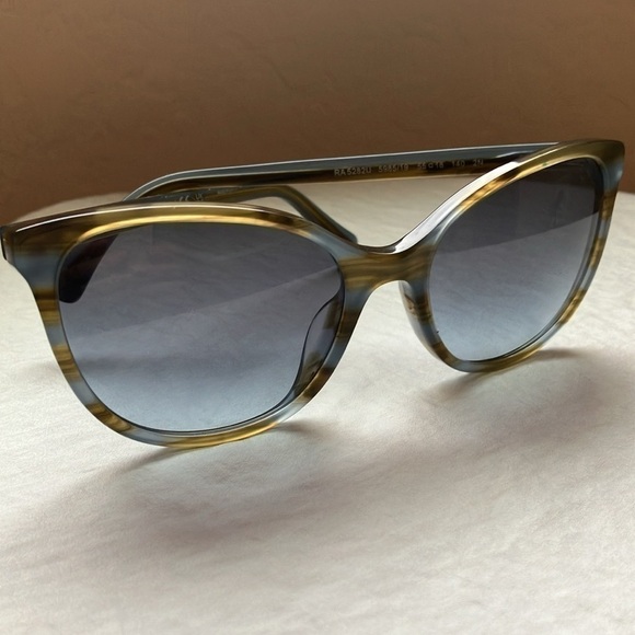 Ralph Ralph Lauren: Gray/ Brown striped- gray gradient- sunglasses - Picture 12 of 16